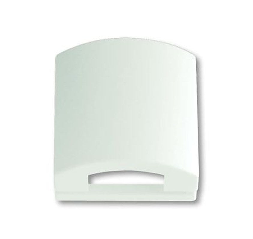 ABB White 1 Gang Plastic Cover Plate