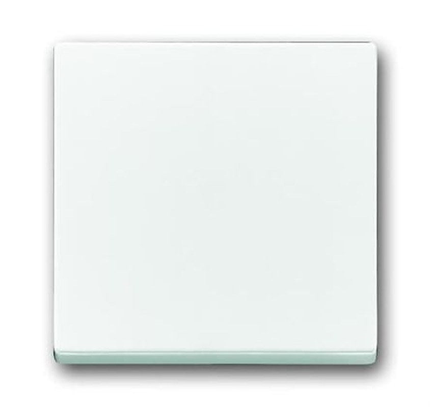 ABB White 1 Gang Light Switch Cover