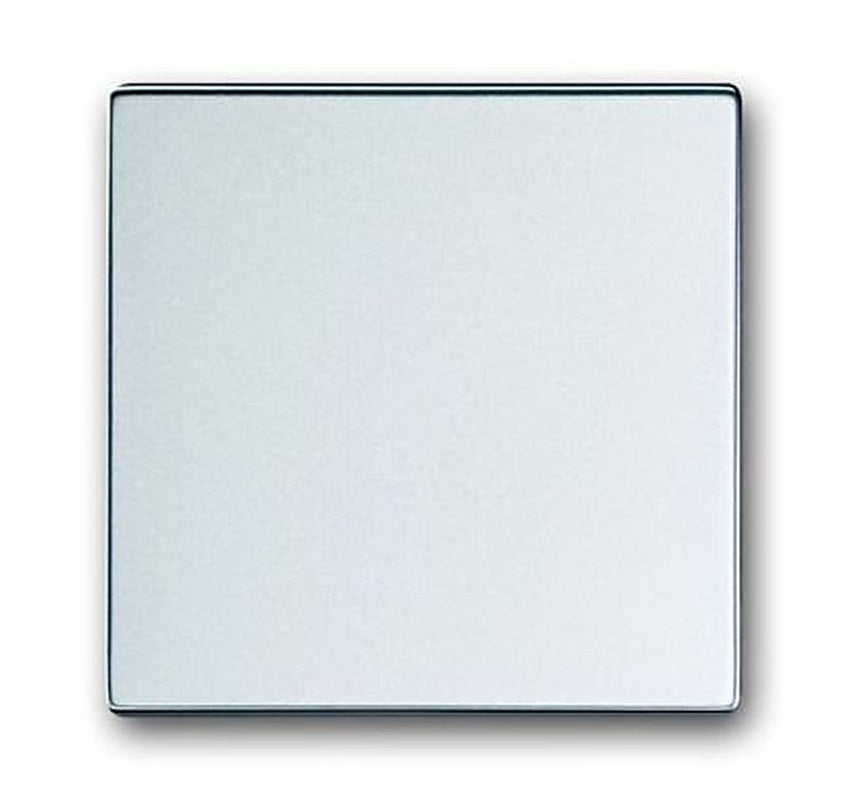 ABB Silver 1 Gang Light Switch Cover