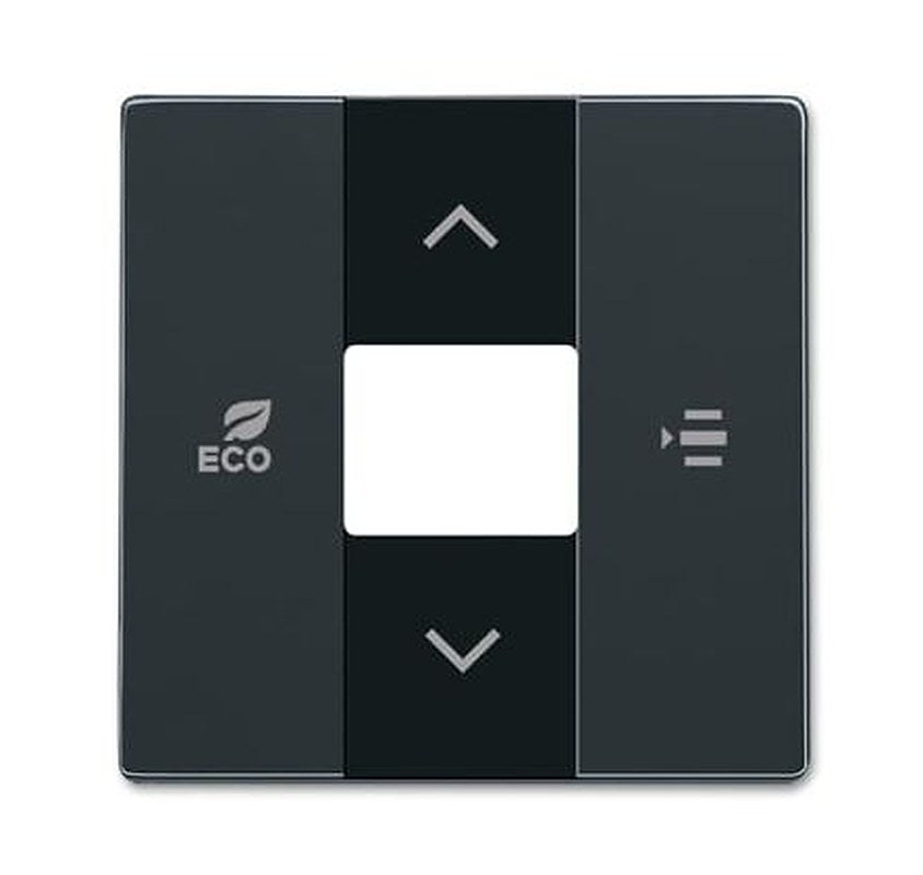 ABB Black 1 Gang Cover Plate