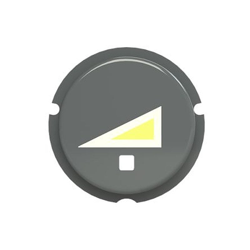 ABB Push Button Switch for Use with F@H Dimmer, Pre-printed "Dimmer Symbol