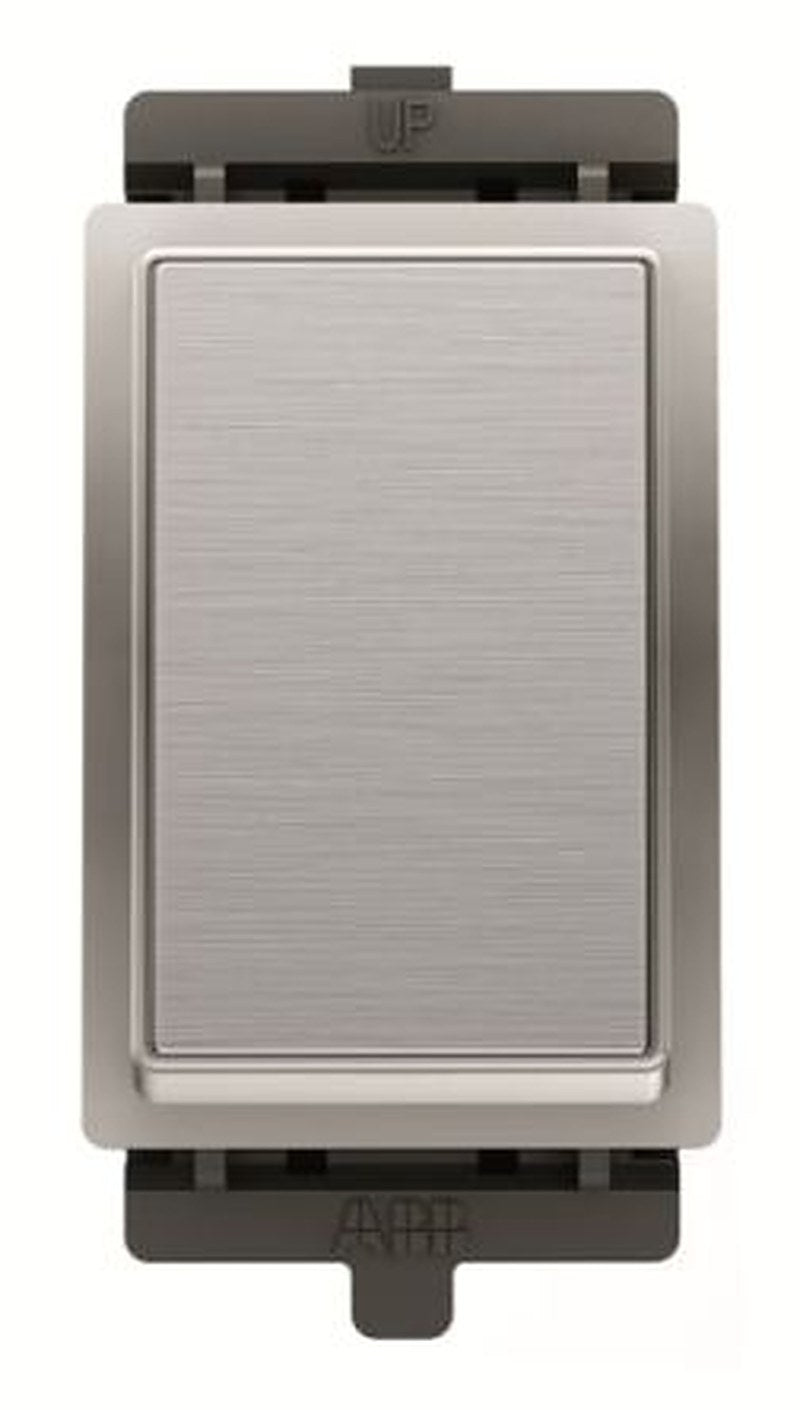 ABB Silver Push Button, 1 Gang, AMD