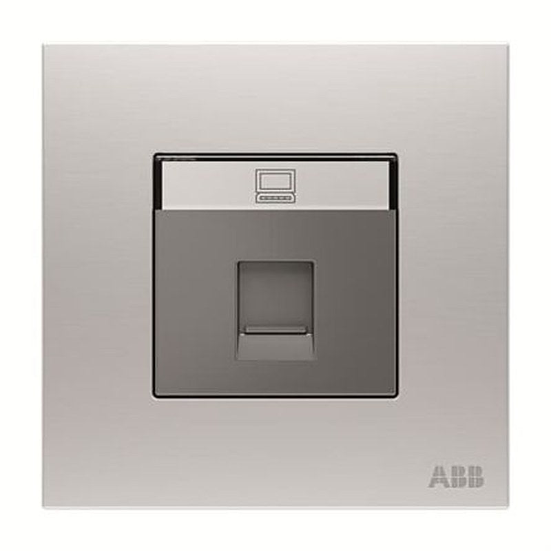 ABB AM33344-ST Series Ethernet Connector Female, Flush, Cat6 UTP Shield Straight 1 Port