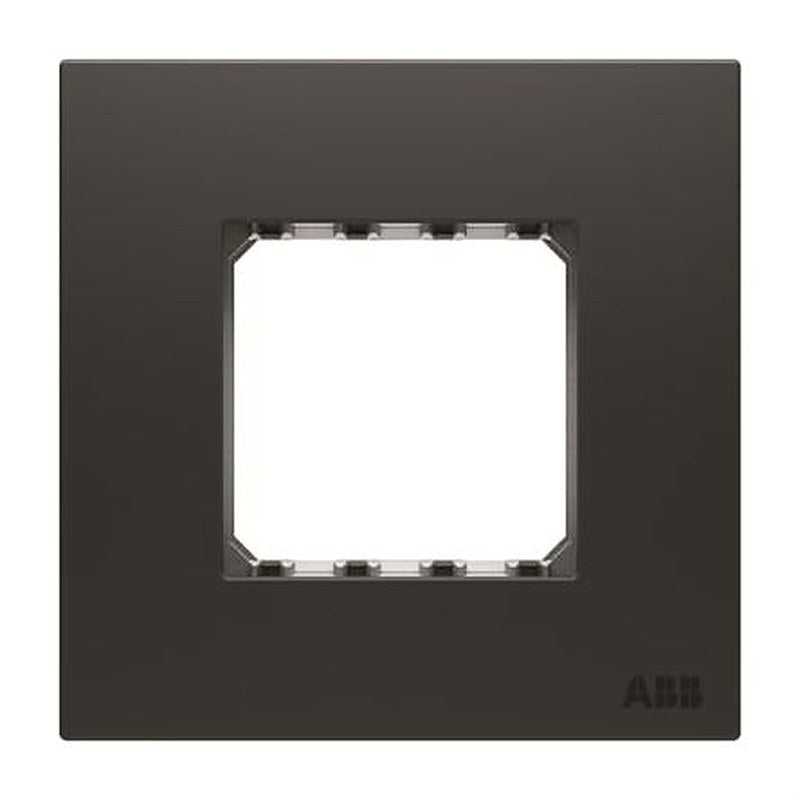 ABB Silk Black 1 Gang Light Switch Cover