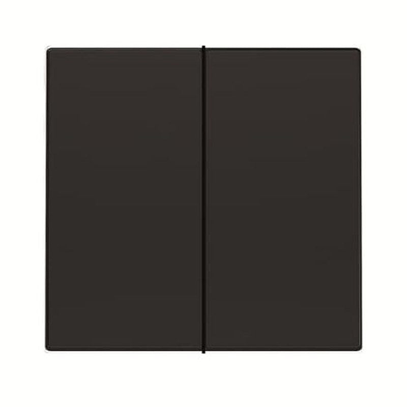 ABB Black, 1 Way Rocker, 2 Gang, 2CLA
