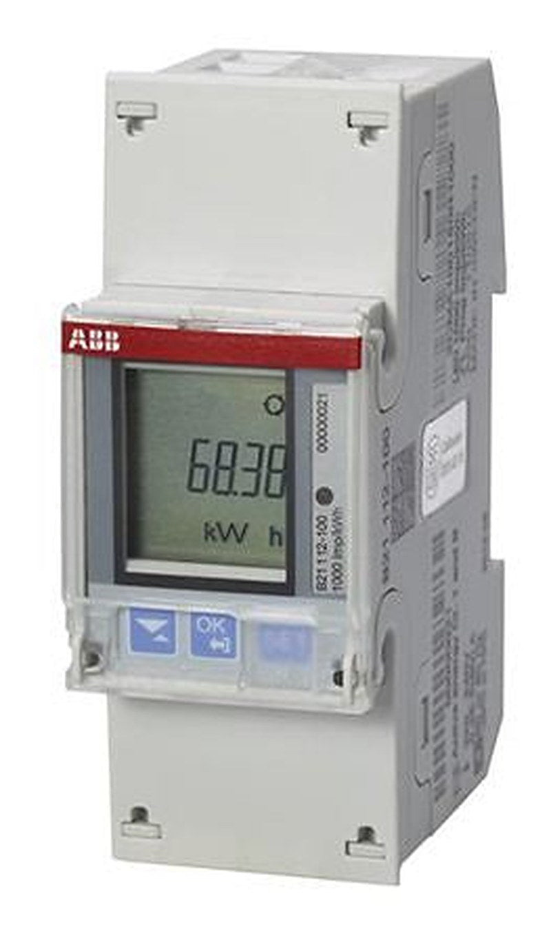 ABB 1 Phase LCD Energy Meter, Type Transformer Connected