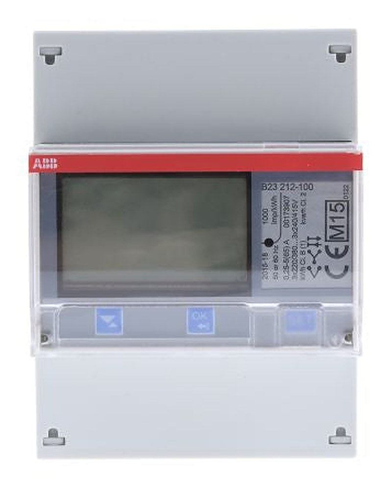 ABB 3 Phase LCD Energy Meter, Type Digital