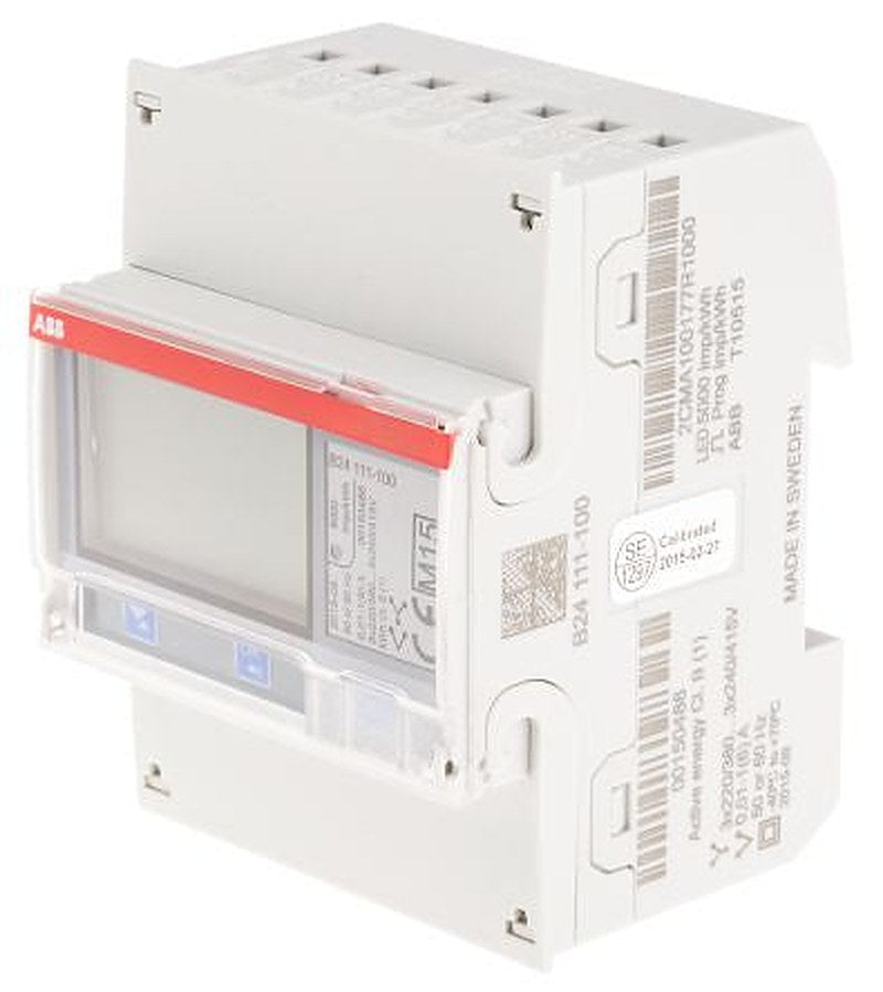 ABB 3 Phase LCD Energy Meter, Type Transformer Connected