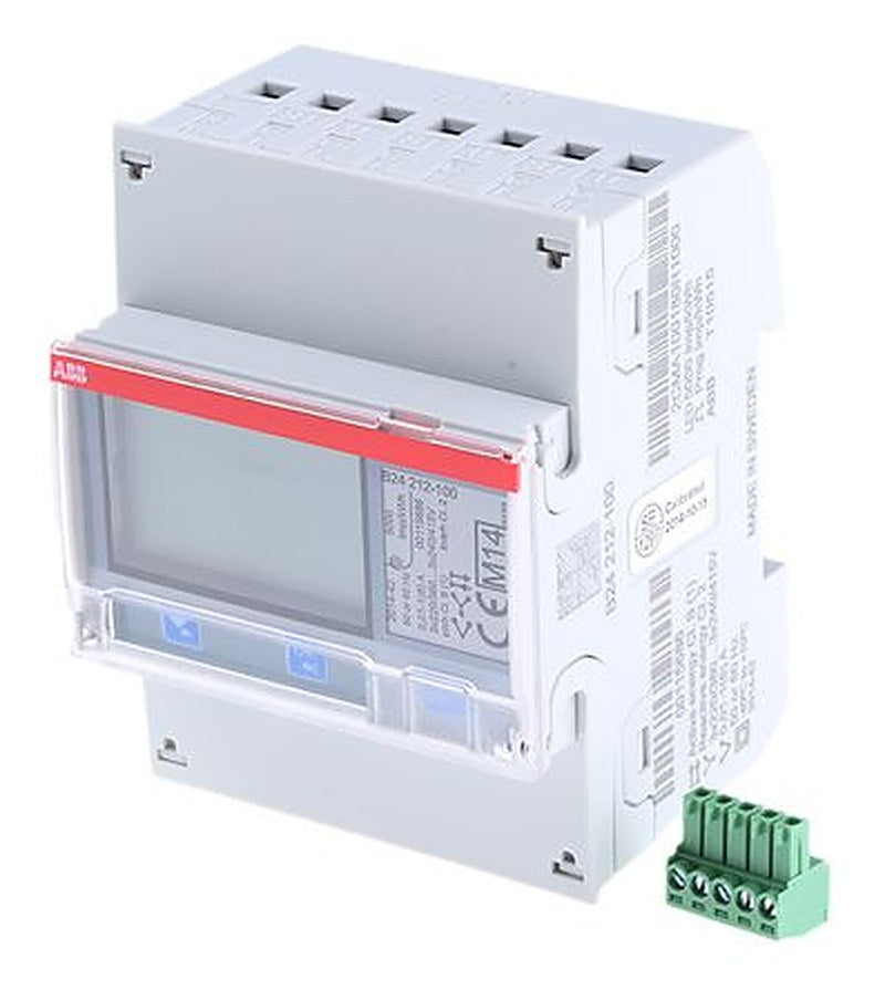 ABB 3 Phase LCD Energy Meter, Type Transformer Connected