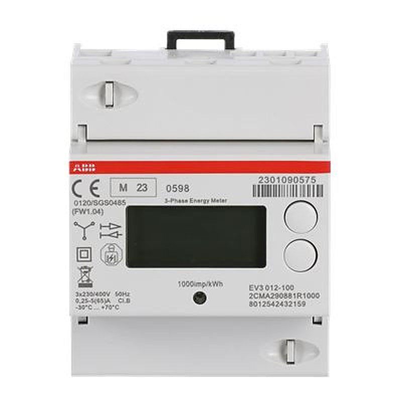 ABB 3 Phase LCD Energy Meter, Type Energy Meter