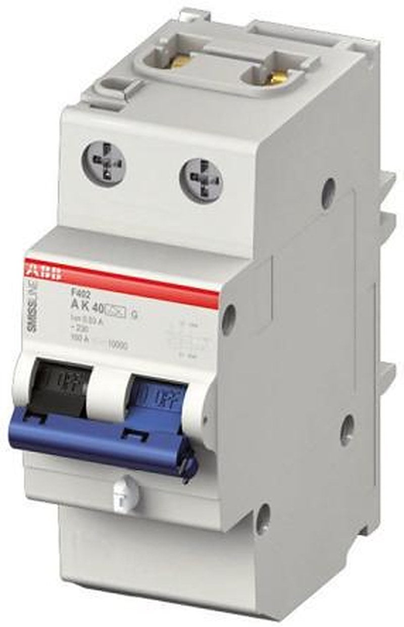 ABB F402 Series Residual Current Circuit Breaker, 25A, 1-Pole, 30 mA, Type A, 1 kA 230V ac