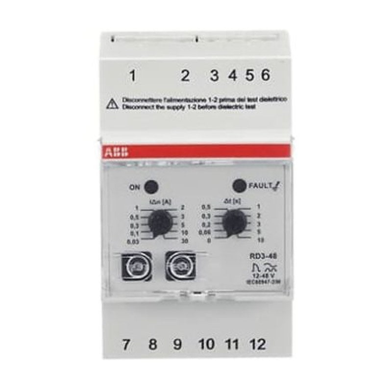 ABB Current Monitor, DIN Rail, 12 to 48 V dc, 12V ac, 48 V ac