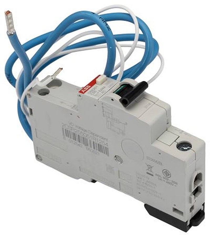 ABB Residual Current Circuit Breaker with Overload Protection, 25A Current Rating, 1-Pole, 30 mA Trip Sensitivity, Type