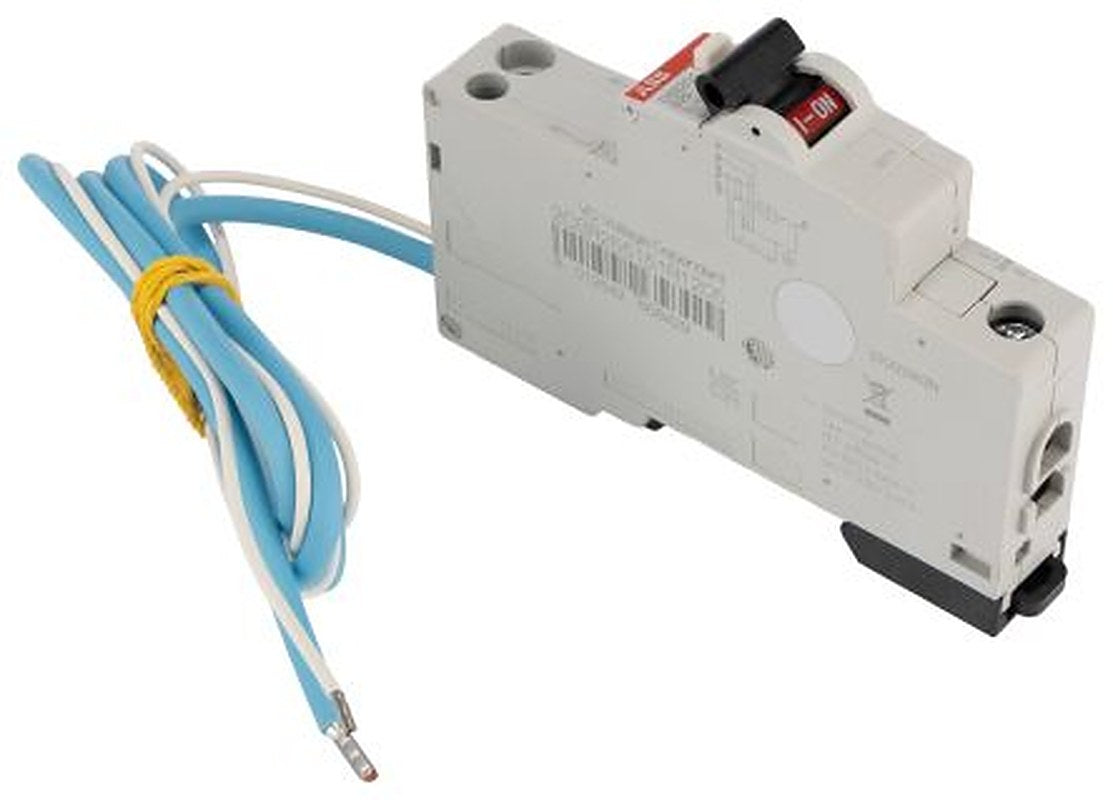 ABB Residual Current Circuit Breaker with Overload Protection, 20A Current Rating, 2-Pole, 30 mA Trip Sensitivity, Type