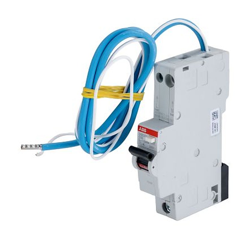 ABB Residual Current Circuit Breaker with Overload Protection, 32A Current Rating, 2-Pole, 30 mA Trip Sensitivity, Type