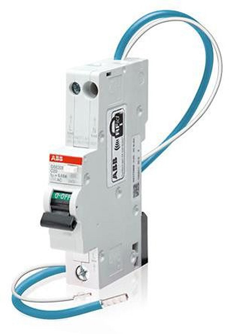 ABB Residual Current Circuit Breaker with Overload Protection, 50A Current Rating, 1-Pole, 30 mA Trip Sensitivity, Type