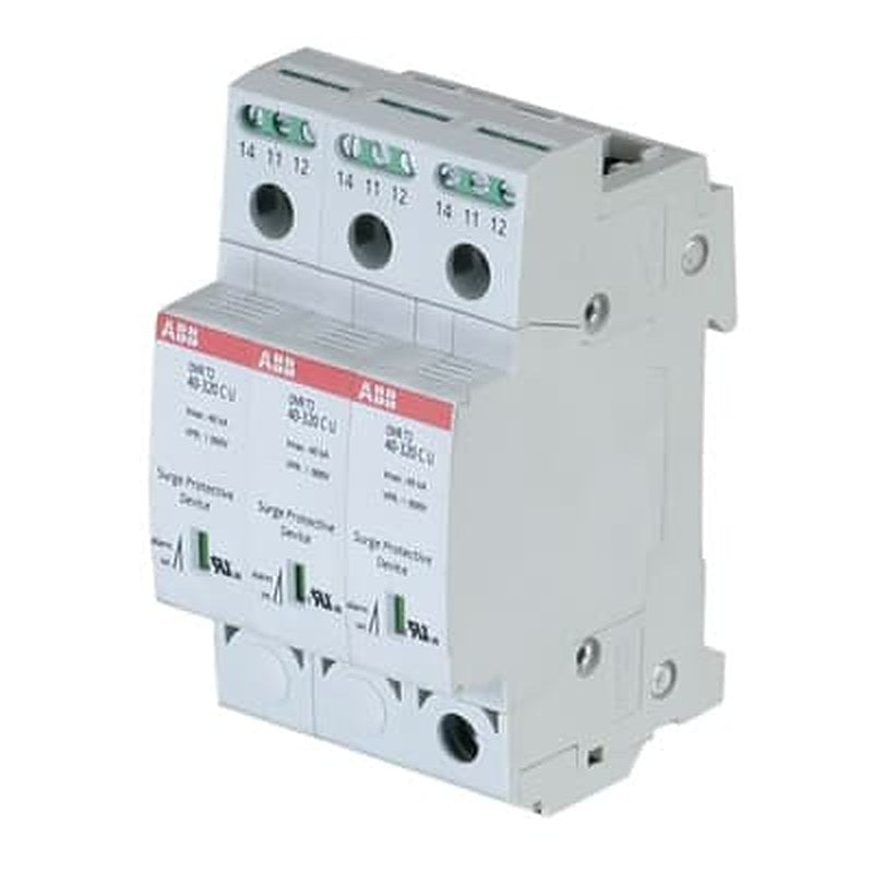ABB, OVR Surge Protection Device 480V ac Maximum Voltage Rating 40 kA Maximum Surge Current T2 Surge Protective Device