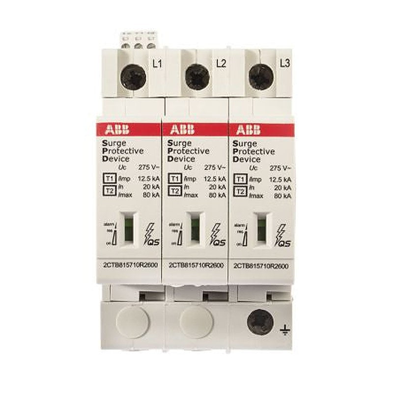 ABB, OVR Surge Protection Device 275V Maximum Voltage Rating 80 kA Maximum Surge Current Surge Protection Device