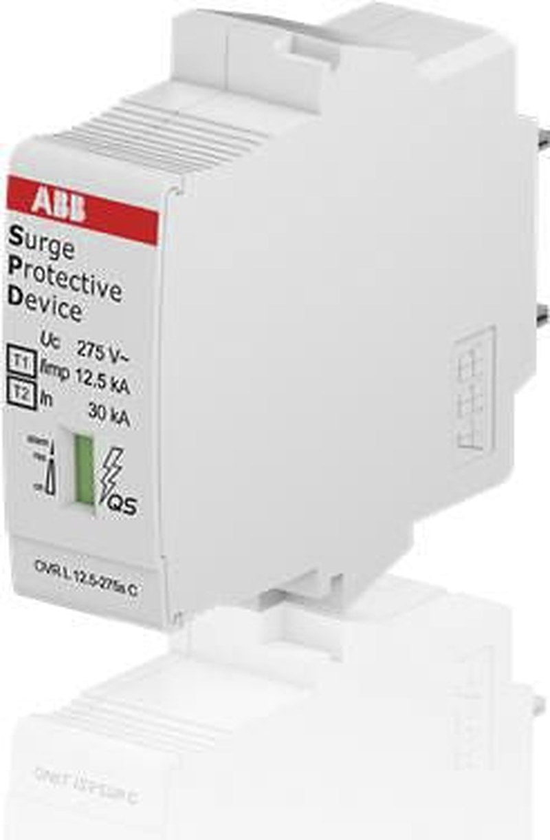 ABB, OVR Surge Protection Device 275V Maximum Voltage Rating 80 kA Maximum Surge Current Surge Protection Device