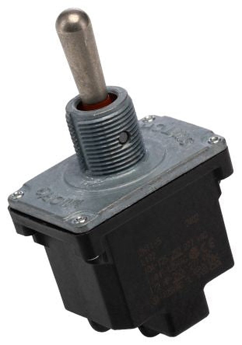 Honeywell Toggle Switch, Bushing Mount, On-Off-On, DPDT, Screw Terminal, 277 V ac
