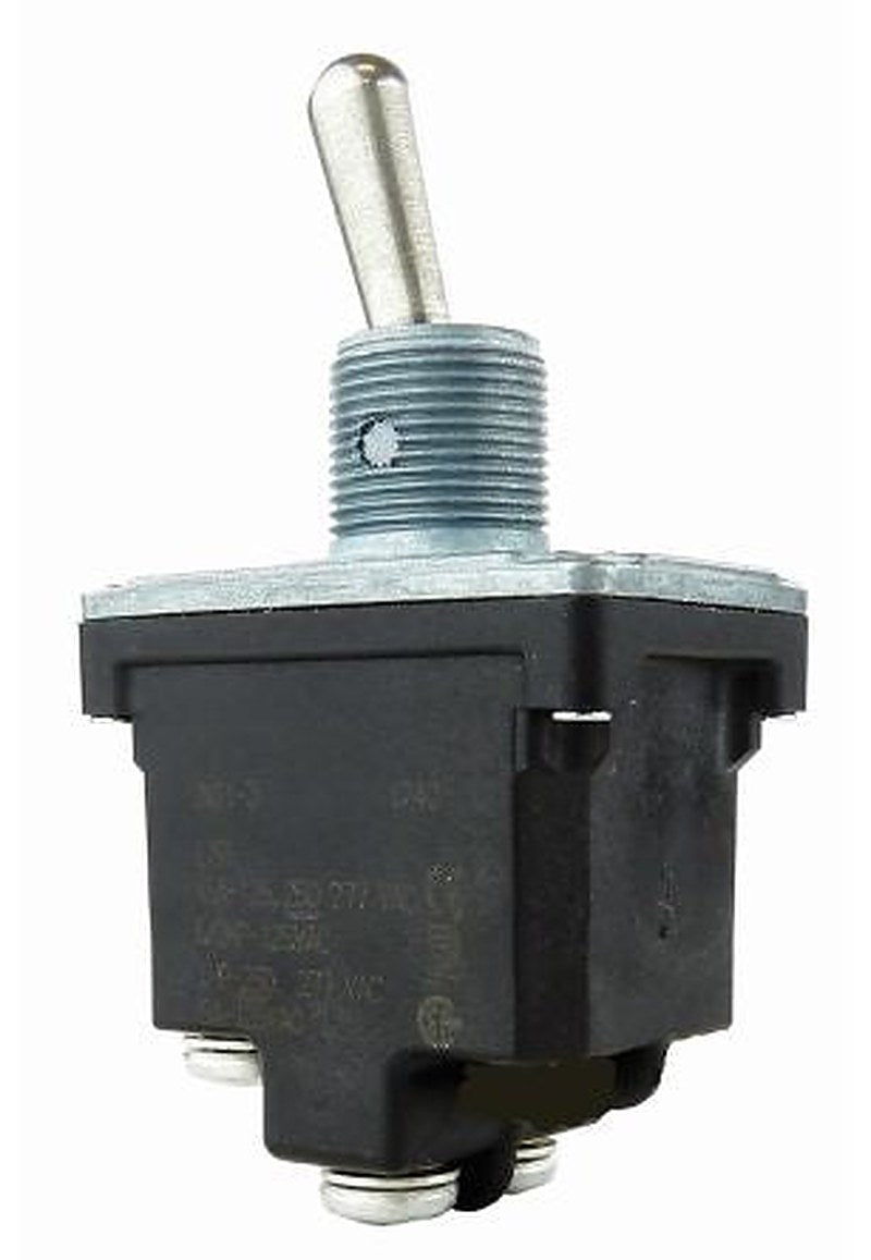 Honeywell Toggle Switch, Bushing Mount, On-Off, DPST, Screw Terminal, 277 V ac