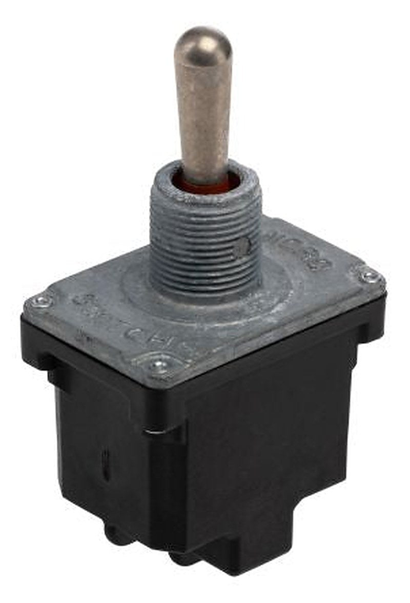 Honeywell Toggle Switch, Bushing Mount, On-Off-On, DPDT, Screw Terminal, 277 V ac