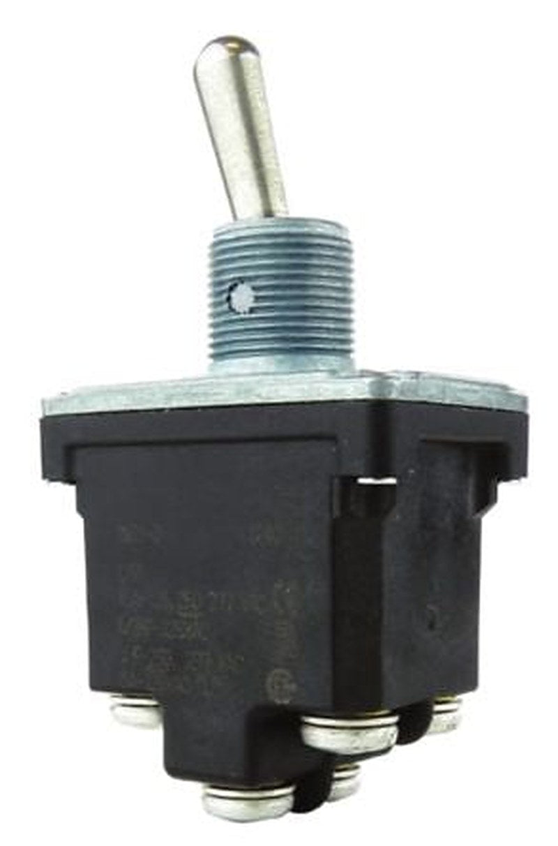 Honeywell Toggle Switch, Bushing Mount, Maintained, Momentary, DPDT, Screw Terminal, 277 V ac