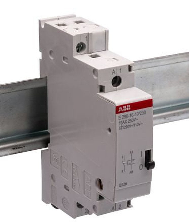 ABB DIN Rail Power Relay, 230V ac Coil, 16A Switching Current, SPST