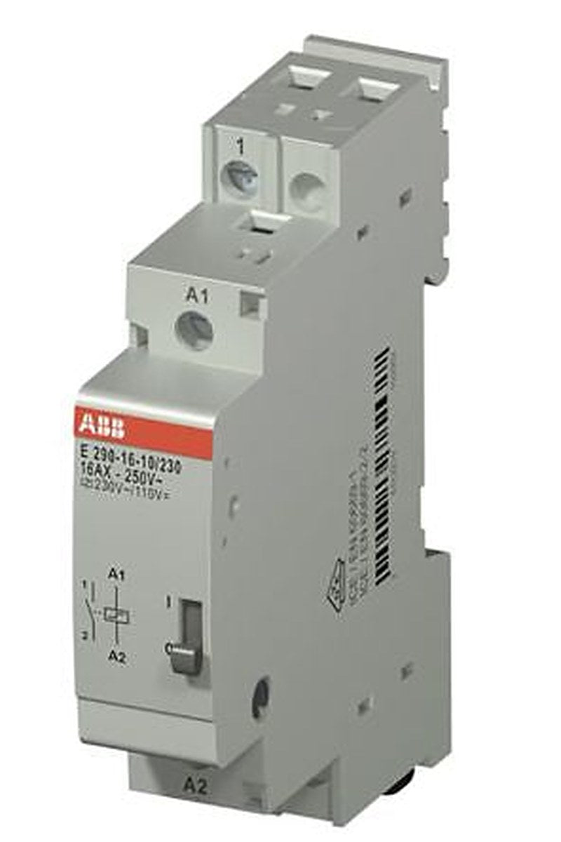 ABB DIN Rail Power Relay, 230V ac Coil, 16A Switching Current, SPST