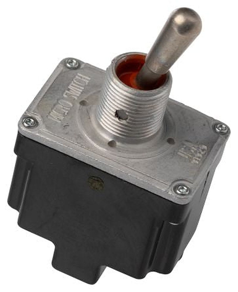 Honeywell Toggle Switch, Bushing Mount, On-Momentary On, DPDT, Screw Terminal, 277 V ac