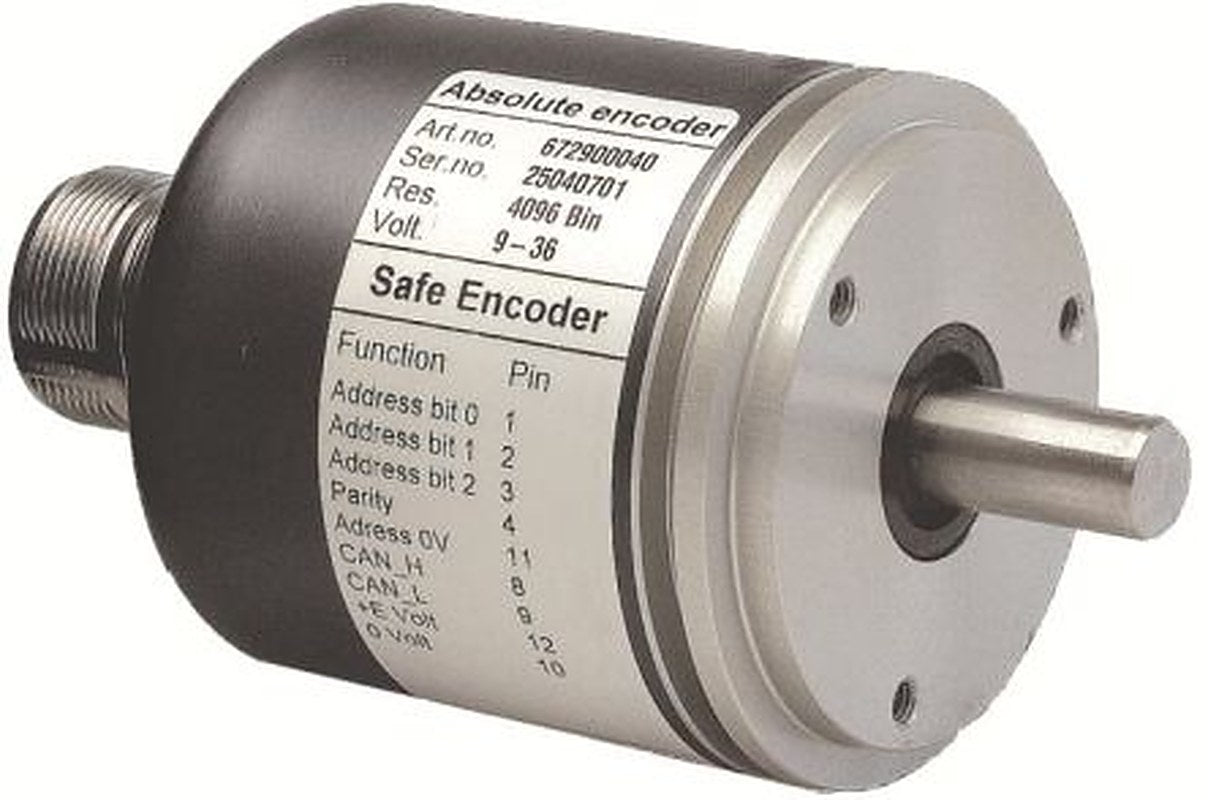 ABB RHA 597 Series Safety Encoder Absolute Encoder, Hollow Shaft Type, 12 mm Shaft
