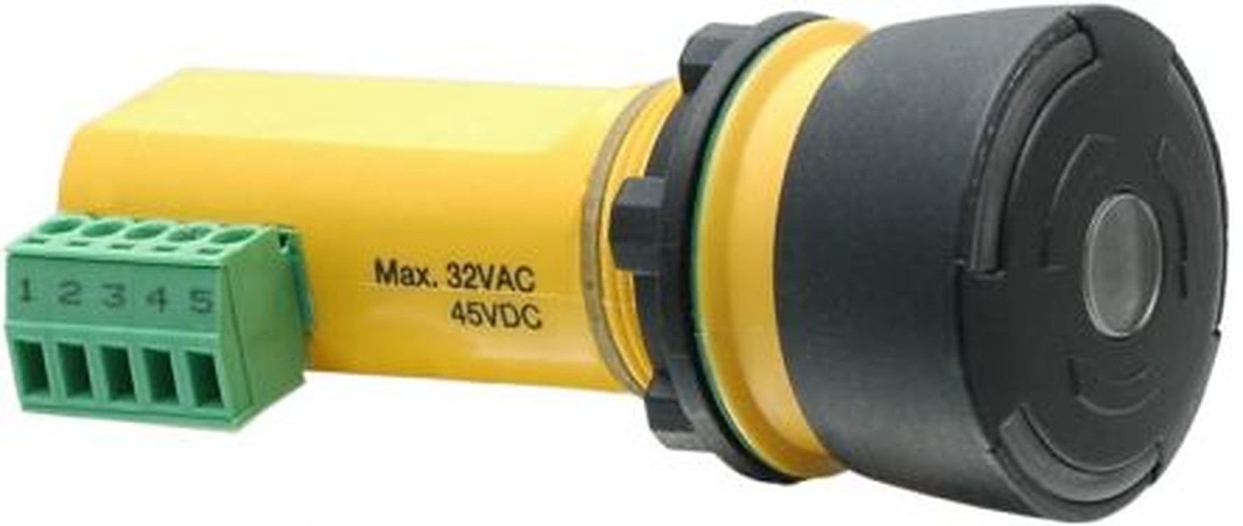 ABB Black Twist Release Push Button Switch, 22.5 mm Cutout