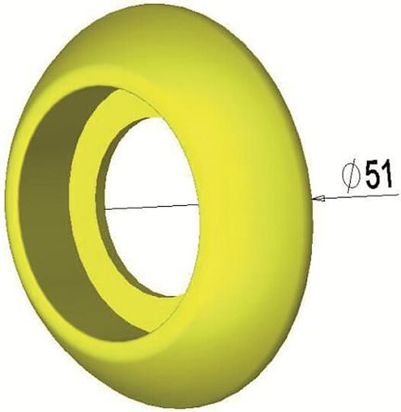 ABB Push Button Bezel for Use with INCA