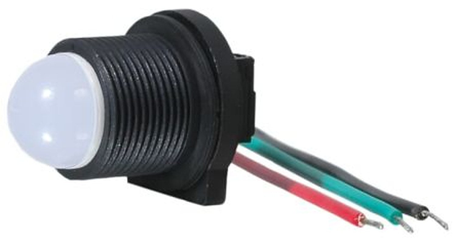 ABB, LineStrong, Screw Green, Red LED Pilot Light, IP69K, IP67, Dome, 230V ac