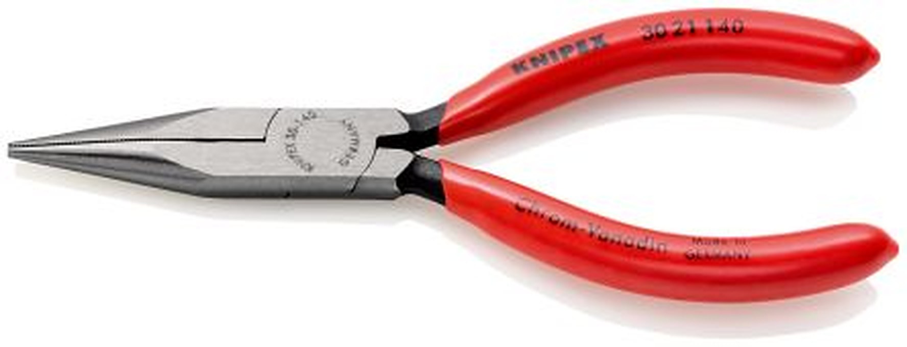 Knipex 1-Piece Long Nose Plier Round, 140 mm Overall, 42mm Jaw