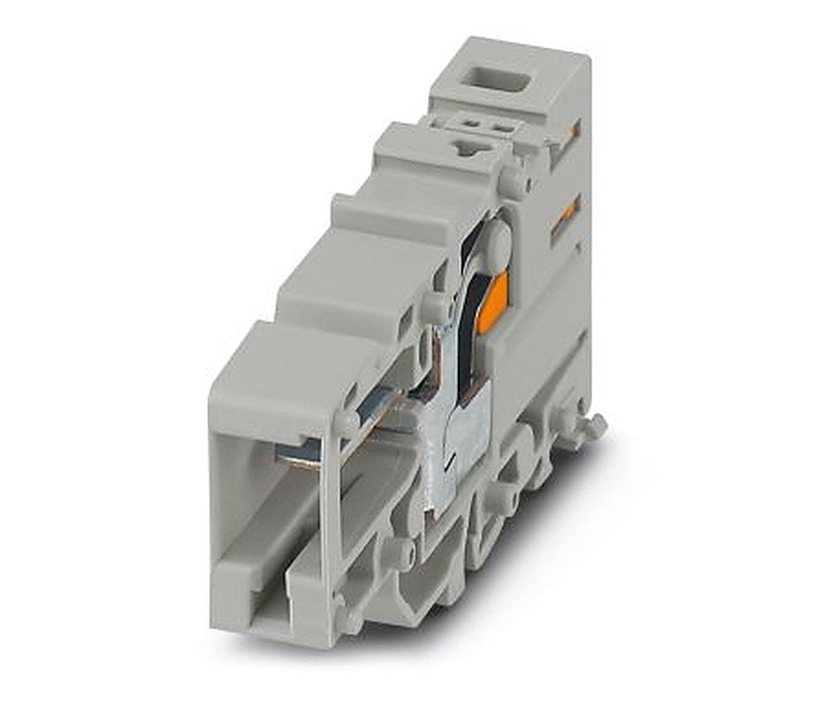 Phoenix Contact PPC 6/1-L Series Pluggable Terminal Block, 1-Contact, 8.2 mm Pitch, 1 Row, 3000690