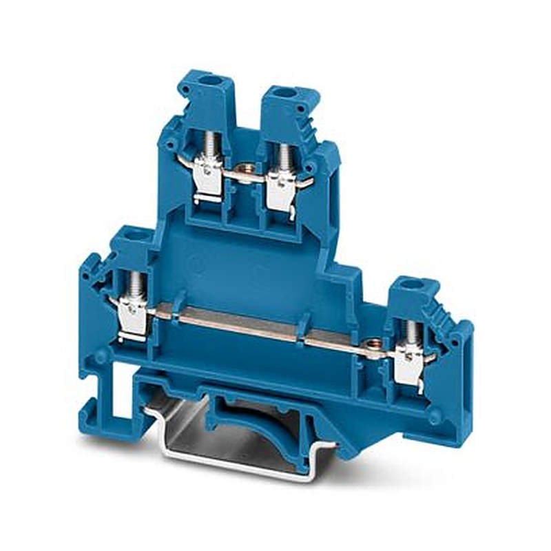 Phoenix Contact 3000954 TB Series Terminal Block Blue, 2-Level, Screw, EFUP-E