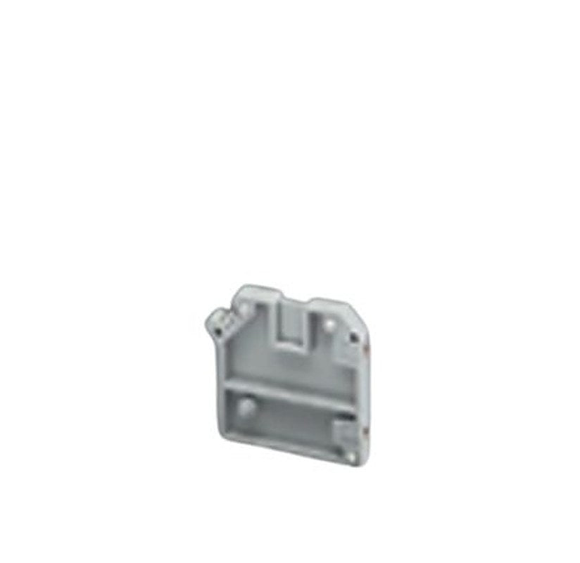 Phoenix Contact D-UK 3-MSTB-5.08-F Series End Cover for Use with DIN Rail Terminal Blocks
