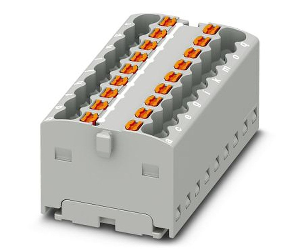 Phoenix Contact Distribution Block, 18 Way, 450V, 17.5A, Grey