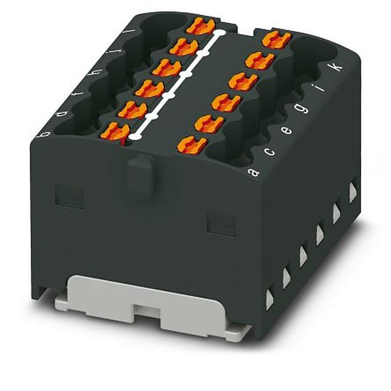 Phoenix Contact Distribution Block, 12 Way, 450V, 17.5A, Black