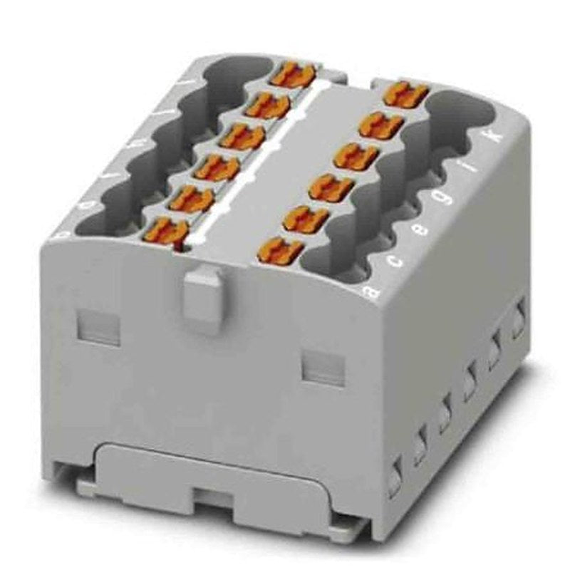 Phoenix Contact Distribution Block, 12 Way, 450V, 17.5A, Grey