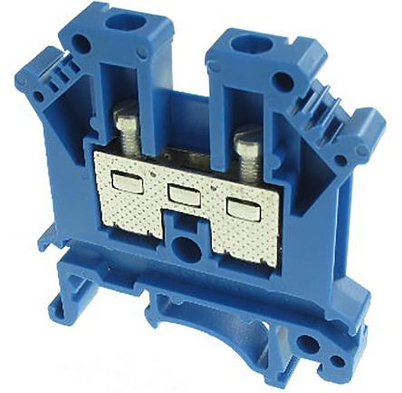 Phoenix Contact 3003091 UK 4 BU Series Feed Through Terminal Block Blue, 0.2mm², 4 mm², 1-Level, Screw