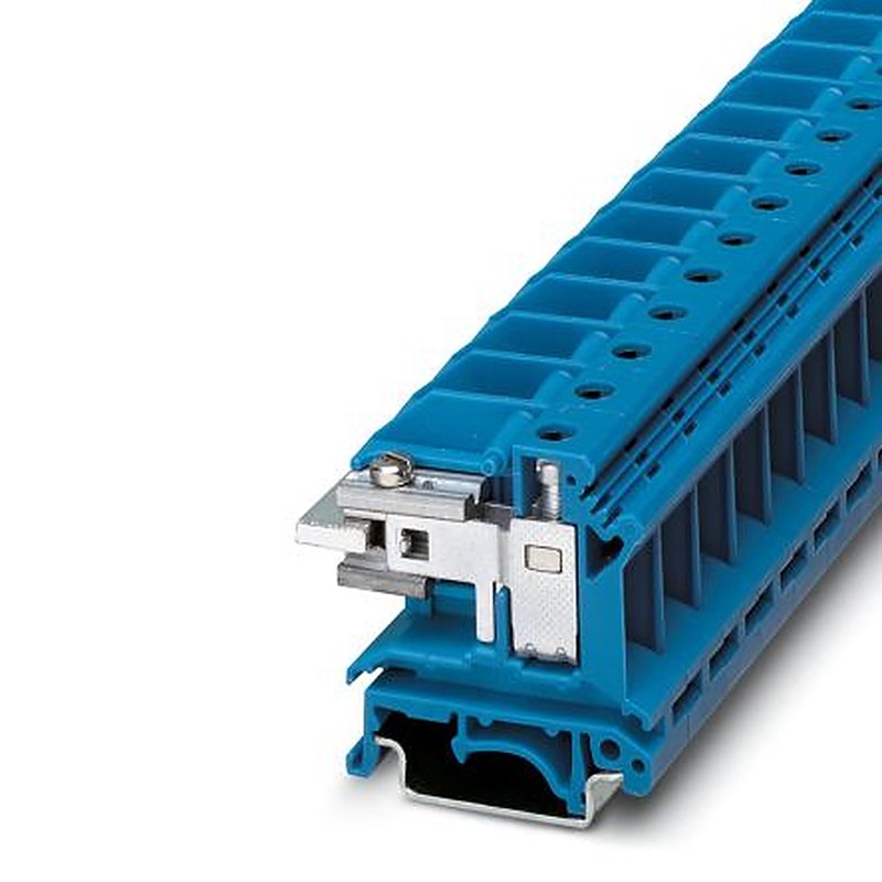Phoenix Contact 3006166 UIKN 16 BU Series Disconnect Terminal Block Blue, 25mm², 2.5 mm², 1-Level, Plug-In