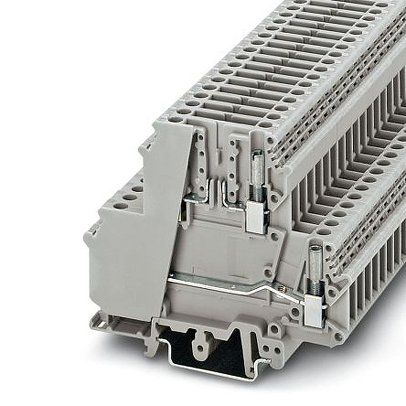 Phoenix Contact 3007042 UKK 5-TG Series Disconnect Terminal Block Grey, 0.2mm², 4 mm², 2-Level, Screw