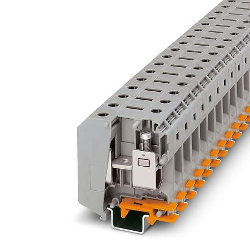 Phoenix Contact 3009118 UKH 50 Series High Current Connector Grey, 16mm², 70 mm², 2-Level, Screw, ATEX