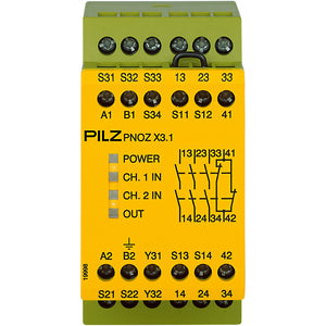 Pilz 774322 - PNOZ X3.1 240VAC 24VDC 3n/o 1n/c 1so