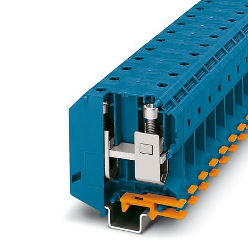 Phoenix Contact 3010136 UKH 95 BU Series High Current Connector Blue, 25mm², 95 mm², 1-Level, Screw, IECEx/ATEX