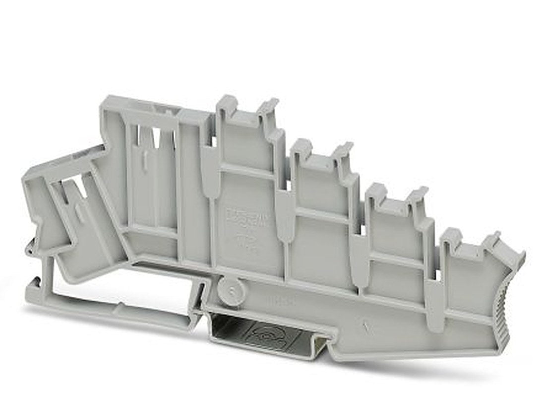 Phoenix Contact 3012312 PT 2.5-4L/2P-FS Series Flange Grey, 0.5mm², 2.5 mm², 1-Level, Push-in