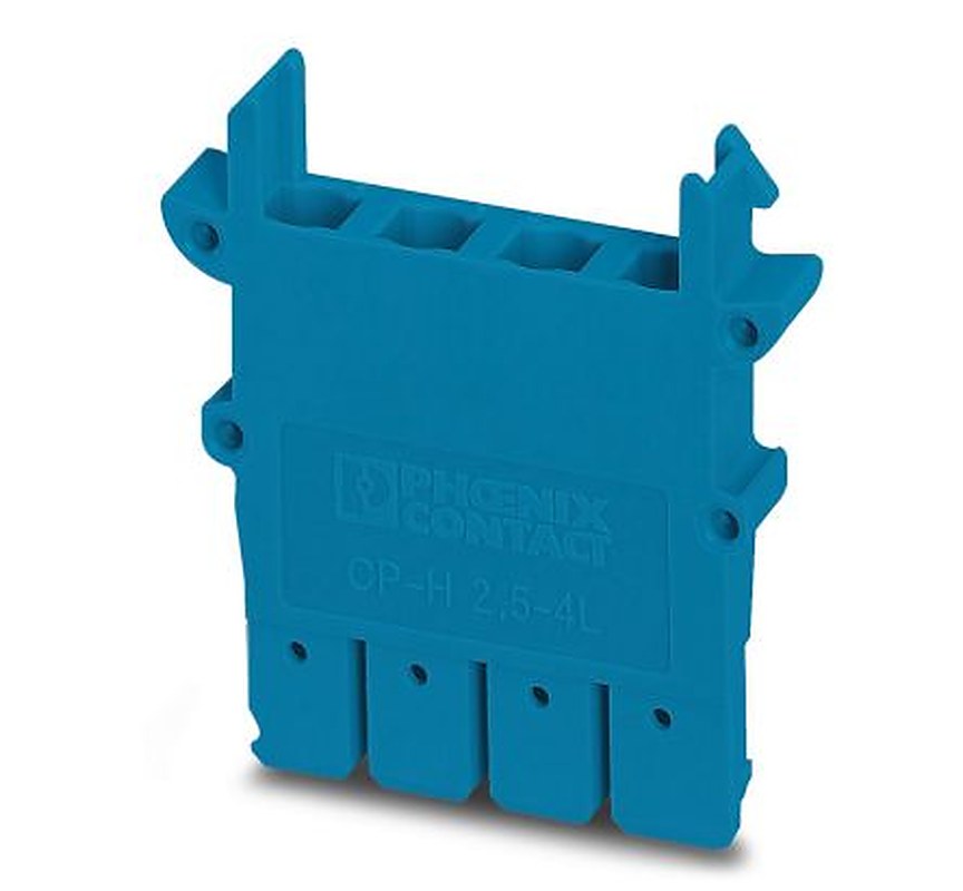 Phoenix Contact CP-H 2.5-4L BU Series Connector Housing for Use with Module socket contact, inserted in the PCC or HCC