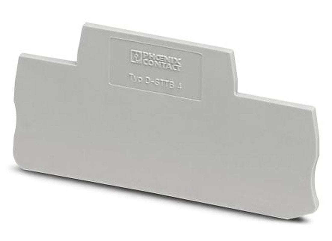 Phoenix Contact D-STTB Series End Cover for Use with DIN Rail Terminal Blocks